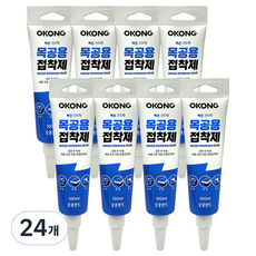 오공 빠른 건조형 목공용 접착제 100ml, 24개