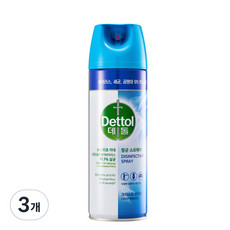 데톨 항균 스프레이 크리스프브리즈 살균제, 450ml, 3개