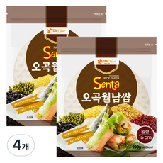 타이키 오곡 월남쌈 원형 16cm, 200g, 4개
