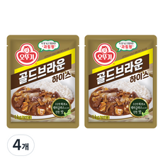 오뚜기 골드브라운 하이스, 1kg, 4개