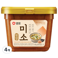 샘표 미소된장, 450g, 4개