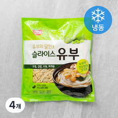 동원 슬라이스 유부 (냉동), 500g, 4개