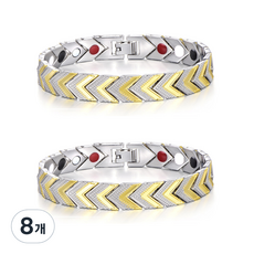 알럽홈 화살표 팔찌 골드, 8개