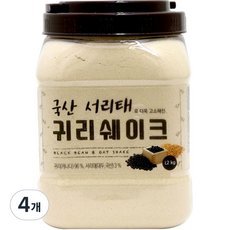 태광선식 국산서리태로 더욱 고소해진 귀리쉐이크, 1.2kg, 4개