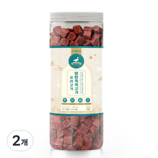 올가밀 말랑 촉촉 고기 수제 강아지 간식 1kg, 2개, 오리고기