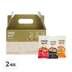 에코밀 퓨어넛츠 버라이어티 스위트 10p + 밸런스 10p + 시그니처 10p 견과세트, 600g, 2세트