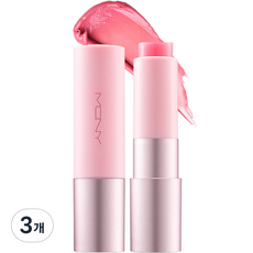 맥퀸뉴욕 베러 댄 키스 립밤 포 우먼, 파스텔핑크(피치 바닐라향), 3.5g, 3개