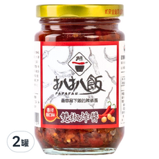 扒扒飯 雙椒炸醬, 香辣開胃, 260g, 2罐
