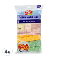 3M Scotch-Brite 百利 萬用超細纖維抹布 8條, 4包