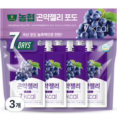 농협식품 곤약젤리 포도, 150g, 21개