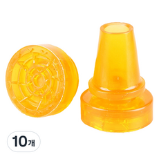 Dr. Felice J 拐杖補充裝橡膠帽包裝 22 mm, C黃色, 10個