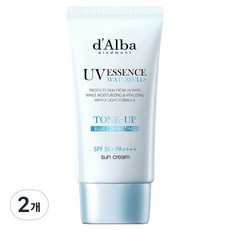 달바 워터풀 톤업 선크림 블루 SPF50+ PA++++, 2개, 50ml