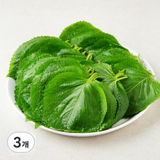 국내산 친환경 깻잎, 150g, 3개