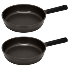 킨델 쿠쿠전자 8중 코팅 인덕션 프라이팬 43.3cm CFP B2410HGB, 24cm, 2개