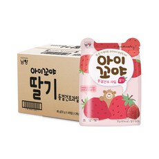 남양유업 아이꼬야 동결건조 과일칩, 딸기, 8개