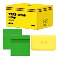 아케이 리빙 세신사 비누 로얄유자향 1개+때타올 2개, 90g, 1세트