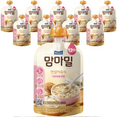 맘마밀 안심이유식 12개월, 가리비와 두부, 100g, 10개 가리비와 두부 × 100g × 10개 섬네일