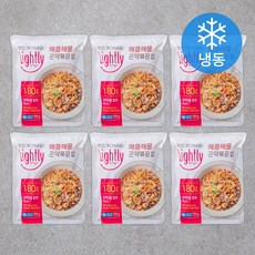 청정원 라이틀리 매콤해물곤약볶음밥 (냉동), 200g, 6개