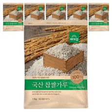 배대감 국산 찹쌀가루, 1kg, 6개