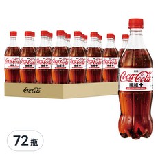 Coca-Cola 可口可樂 纖維+ 無糖配方，富含膳食纖維，促進消化, 600ml, 72瓶