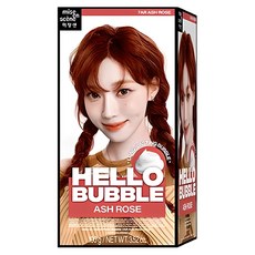 미쟝센 헬로 버블 염색제, 애쉬로즈, 1개 7AR 애쉬로즈, 1개
