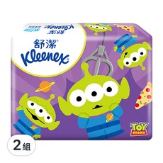 Kleenex 舒潔 迪士尼雲朵系列 旅行包超柔面紙 款式隨機 70張, 4包, 2組
