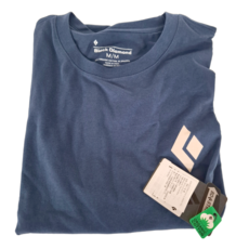Black Diamond Equipmnt For Alpinist Tee 男款T恤, M碼 墨水藍色 96%有機棉, M, 藍色