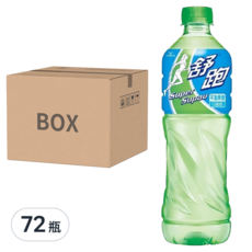 Super Supau 舒跑 運動飲料 寶特瓶590毫升 x 24瓶, 無添加果糖 0脂肪, 590ml, 72瓶