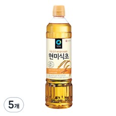 대상 청정원 현미식초, 900ml, 5개