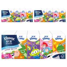 Kleenex 舒潔 紙手帕, 15包, 3袋