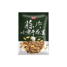 盛香珍 蒜片小魚干花生, 70g, 1袋