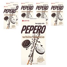 PEPERO 白巧克力餅乾棒，32g, 6盒
