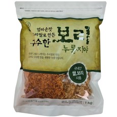 엄마손맛 우리쌀로 만든 구수한 보리누룽지야, 1kg, 1개