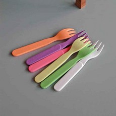 주퍼조지알 톤다운 어린이 포크 6종, 아이보리, 그린, 그레이, 블루, 핑크, 퍼플, 1세트