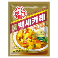 오뚜기 백세카레 약간매운맛, 100g, 1개