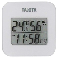 TANITA 塔尼達 計時器 溫濕度計 電子時鐘 TT-558, 灰色