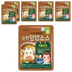 아이배냇 유아용 베베 순한 덮밥 소스 50g, 6개, 차돌된장