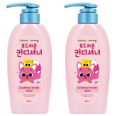 베비언스 핑크퐁 유아용 컨디셔너 자몽릴리향, 2개, 380ml 2개, 380ml