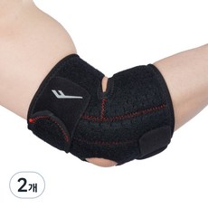 프로스펙스 액티브 팔꿈치 보호대, 블랙, 2개 블랙, 2개