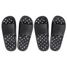 리빙톡 미끄럼방지 욕실 슬리퍼 블랙, 2개, FREE(240~270) × 2개