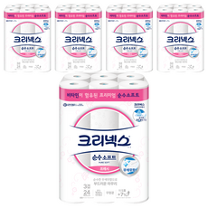Kleenex 舒潔 純柔軟清新天然紙漿3層高級捲筒衛生紙, 5個, 24入