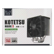 SCYTHE 鐮刀 KOTETSU MARK 3 虎徹三 散熱器 CPU散熱器 Intel LGA 1700 AMD SOCKET AM5, SCKTT-3000, 1盒