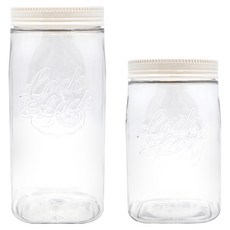 LocknLock 樂扣樂扣 Door Pocket 密封儲物罐組 750ml 3入 + 1L 3入, 1組