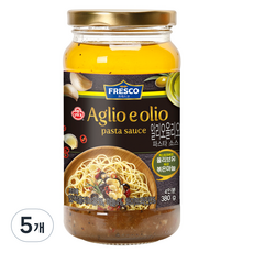 오뚜기 프레스코 알리오올리오 파스타소스, 380g, 5개