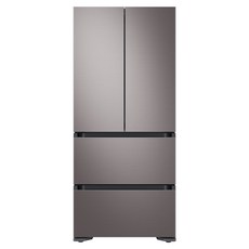 삼성전자 비스포크 김치플러스 냉장고 프리스탠딩 브라우니 실버 방문설치, RQ58A9441T1