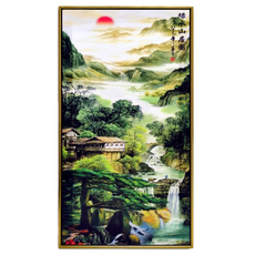 財神小舖 開運風水畫 大運歸來, 尺寸約38X68X3(±5mm), 38X68X3(±5mm)