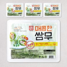 한성기업 매콤한 쌈무 골드, 3kg, 4개