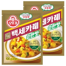 오뚜기 백세카레 오뚜기 백세카레 순한맛 100g 2개