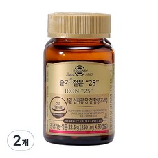 솔가 철분 25, 90캡슐, 2개