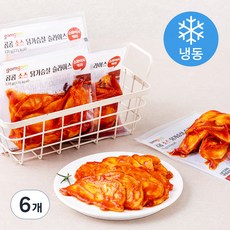 곰곰 소스 닭가슴살 슬라이스 스파이시 커리 (냉동), 120g, 6개입